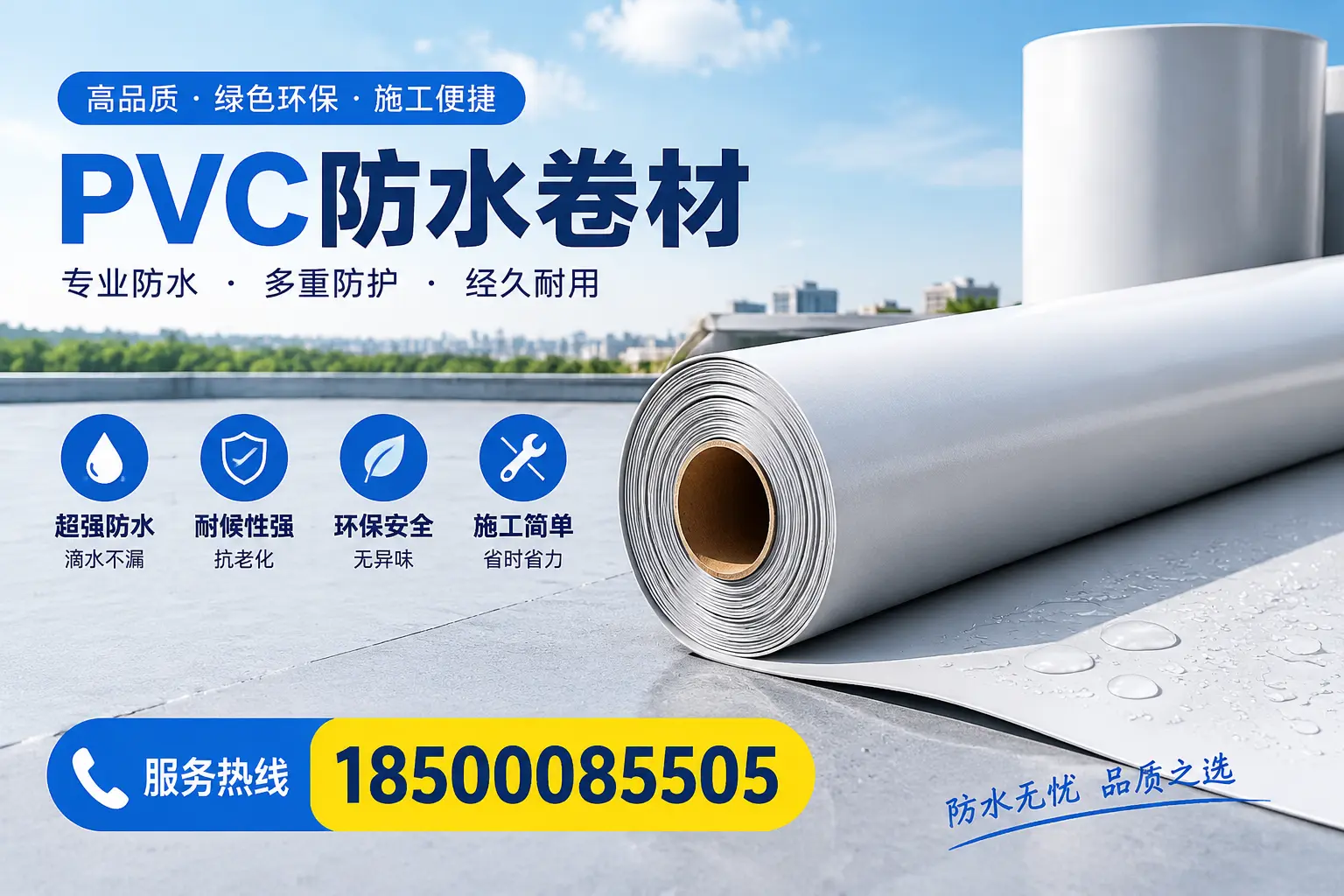 选用PVC防水卷材时需要避开的常见误区，特别是在安阳